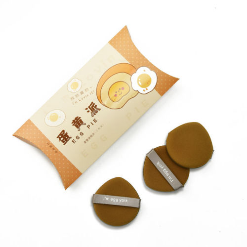 Internet celebrity pineapple pie, egg yolk pie, flat air cushion puff, powder-saving BB cream, red bean pie, wet and dry makeup sponge puff