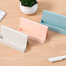 简约创意商务办公展会名片座桌面卡片收纳盒大容量名片盒名片夹