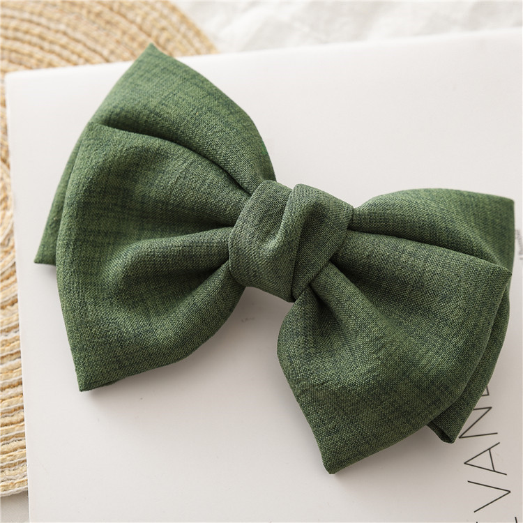 20g Weight Hair Clip Hair Accessories Type Elegant Bow Knot Cloth Hair Clip