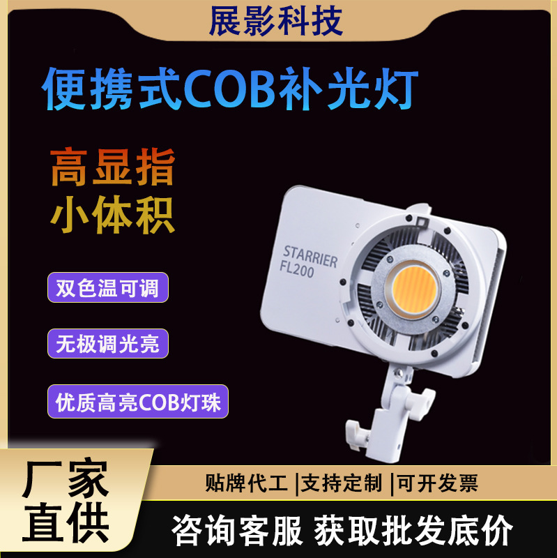 300W High-Power Portable Photography Fill Light, Indoor Live Broadcast Room Photography Soft Light, Dedicated Photography Light for Streamers