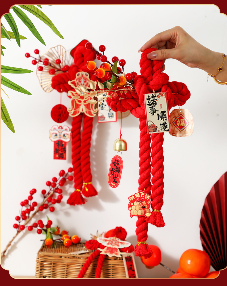 红色万字结详情_08