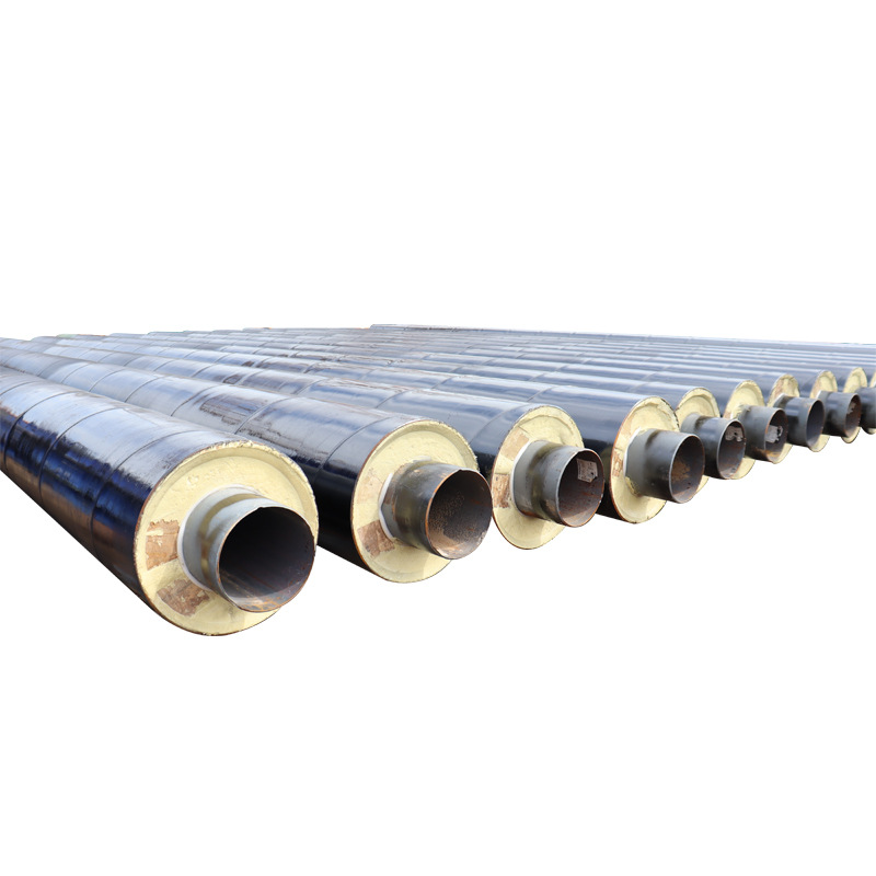 Aislamiento de vapor anticorrosión tubo de acero prefabricado tubo de acero compuesto aislamiento de vapor fabricante de tuberías de acero