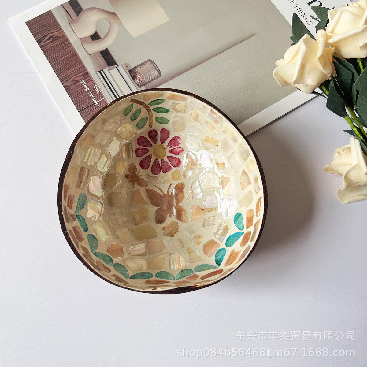 나비 꽃 스타일