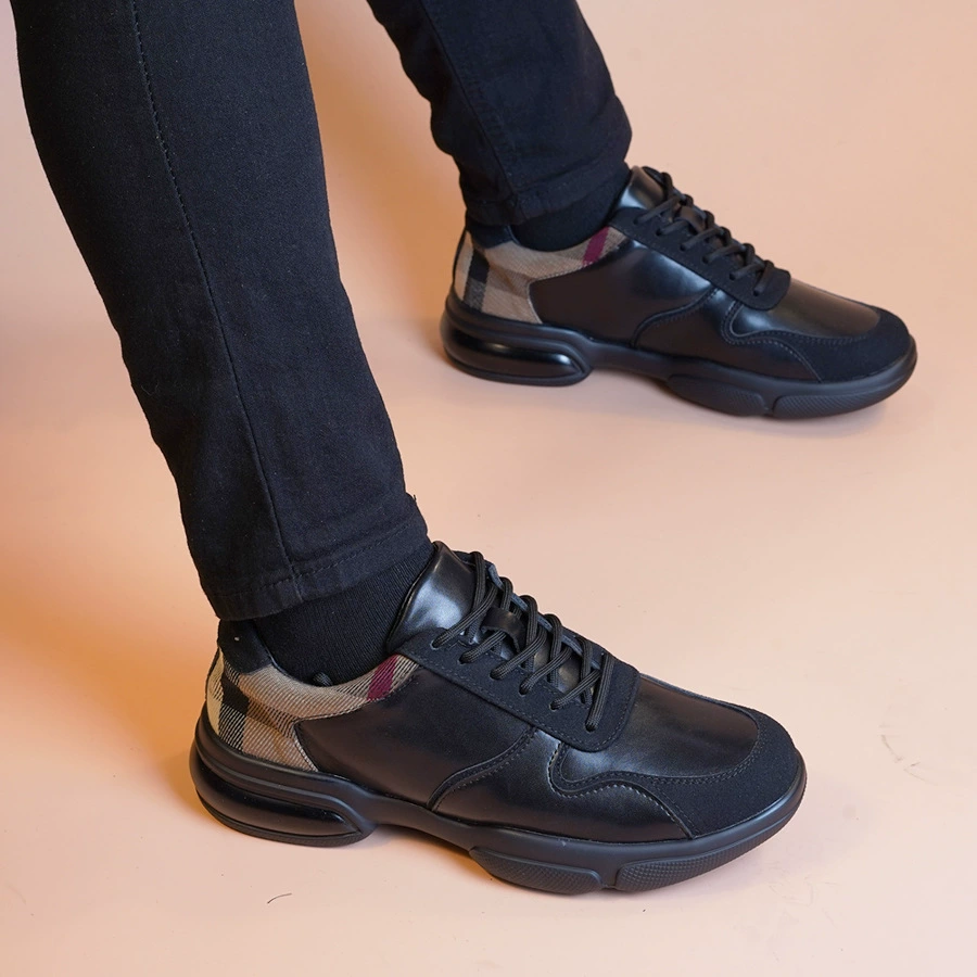 Повседневная кожаная обувь, мужская весенняя новая модная мужская обувь, мужская дышащая спортивная повседневная обувь на мягкой подошве со шнуровкой и круглым носком