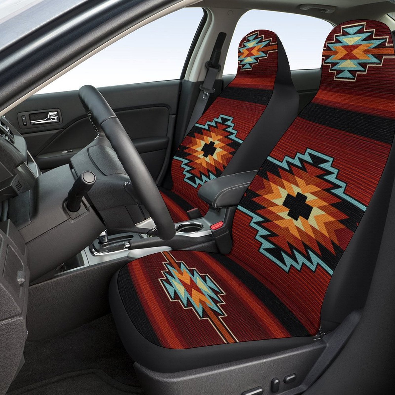 Cross-Border Retro Bohemian Style Universal Car Seat Covers
