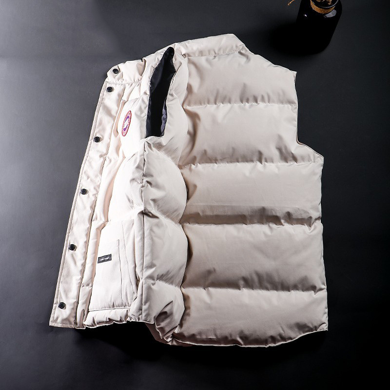 Big Factory Ready-Made down Vest Men's Outer Wear 2025 Autumn and Winter Popular Men's Sleeveless Vest Jacket Couple Style