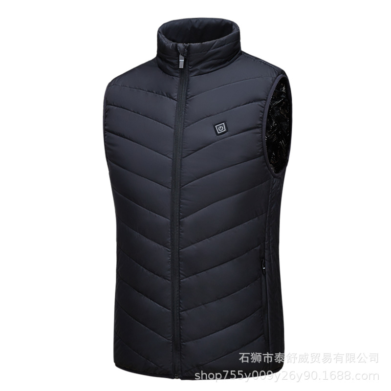 Invierno chaleco de calefacción inteligente personalizado al por mayor nueve áreas cuatro áreas 11 áreas ocio ropa de aire acondicionado de calefacción eléctrica