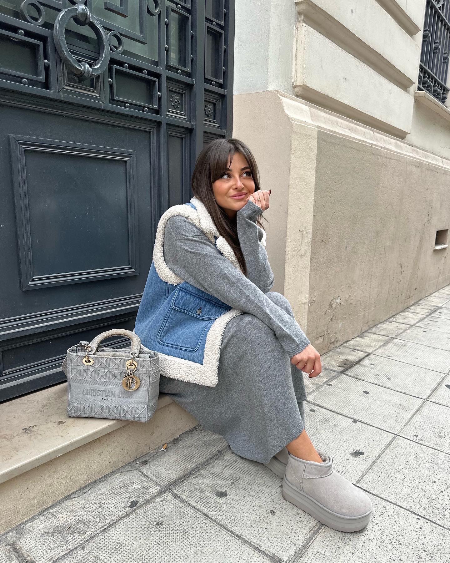 Suministro transfronterizo al por mayor otoño nuevo europeo y americano transfronterizo ropa de las mujeres moda de la calle lavado Denim Chaleco de doble cara 122-