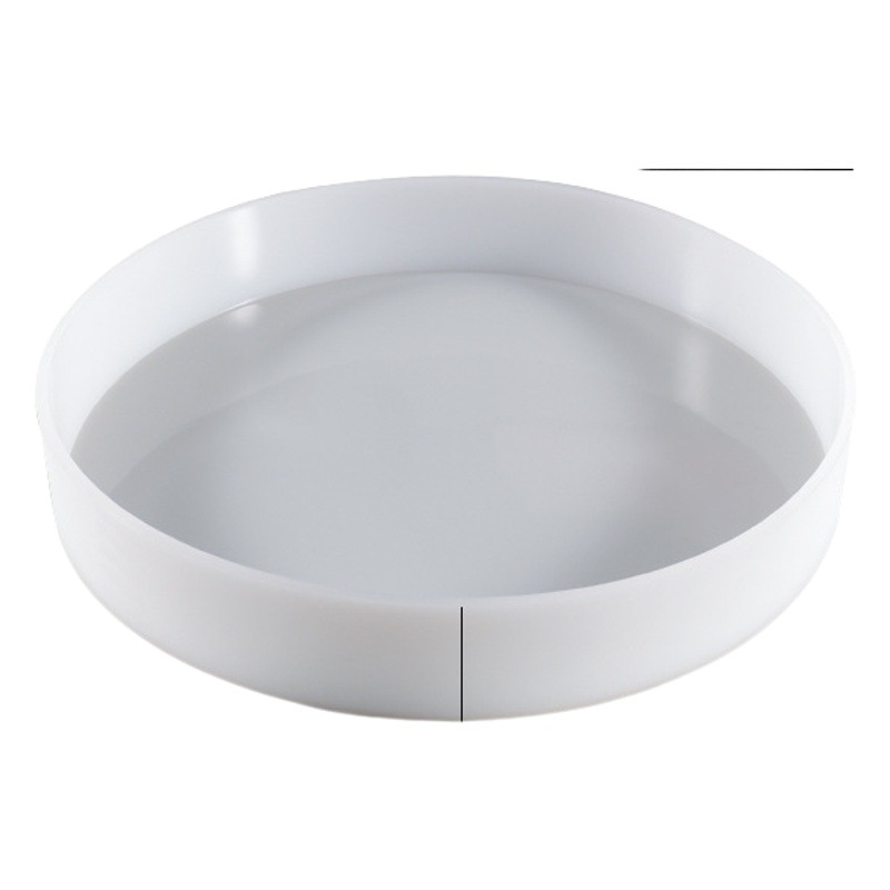 Nueva DIY cristal epoxi río Mesa molde espejo redondo escritorio resina Quicksand Mesa molde de silicona en stock