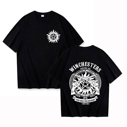 New TV Supernatural Printed Women Men T-shirts Supernatural