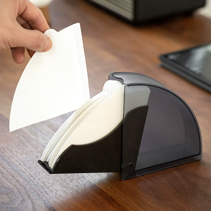 Коробка для фильтровальной бумаги Senfu 2,0, кофе ручной работы, фильтровальная бумага V60, пылезащитная акриловая коробка для хранения, портативные принадлежности для кемпинга на открытом воздухе