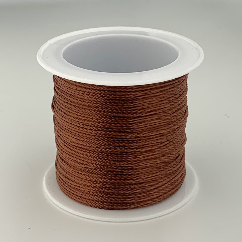 12 hilos de alambre trenzado hilo rojo hilo de color Morandi cuerda trenzada collar cuerda cuerda trenzada a mano material de bricolaje