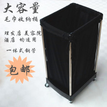 美容美发毛巾收纳桶理发店毛巾车毛巾桶酒店干洗店脏衣推车柜jω