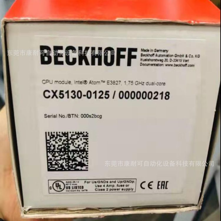 CX5130-0125 倍福 控制器    全新包装 议价
