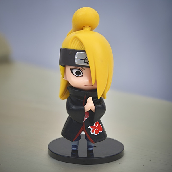 Naruto Handmade Xiao organiza muñecas de dibujos animados con tierra, modelos de juguetes, niños, estudiantes de anime de escritorio