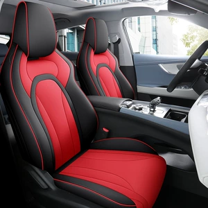 Full-coverage car seat covers specifically for Chery Tiggo 5x and Tiggo 4 Pro, all-leather, suitable for all seasons