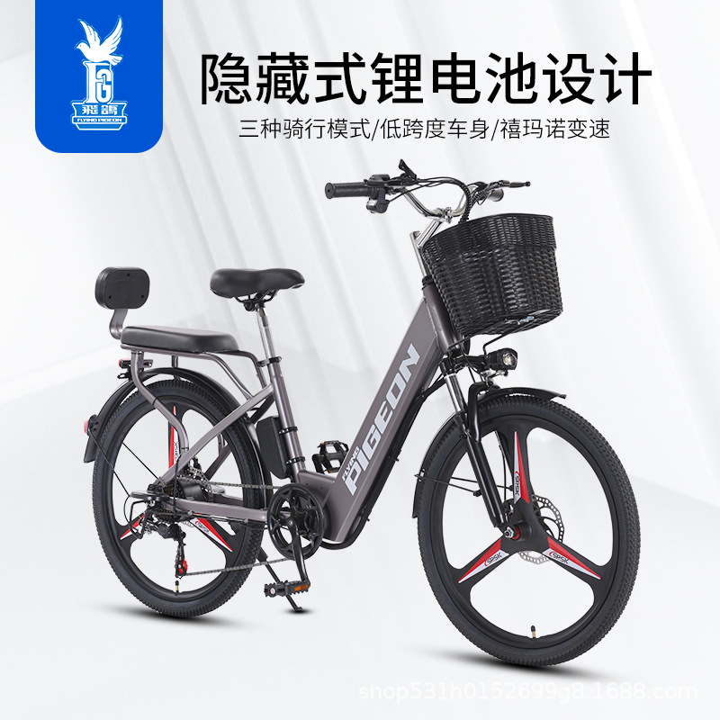 Bicicleta eléctrica con batería de litio, bicicleta de montaña de 24 pulgadas, bicicleta asistida por energía, bicicleta eléctrica estándar nacional 3C, Qili Electric