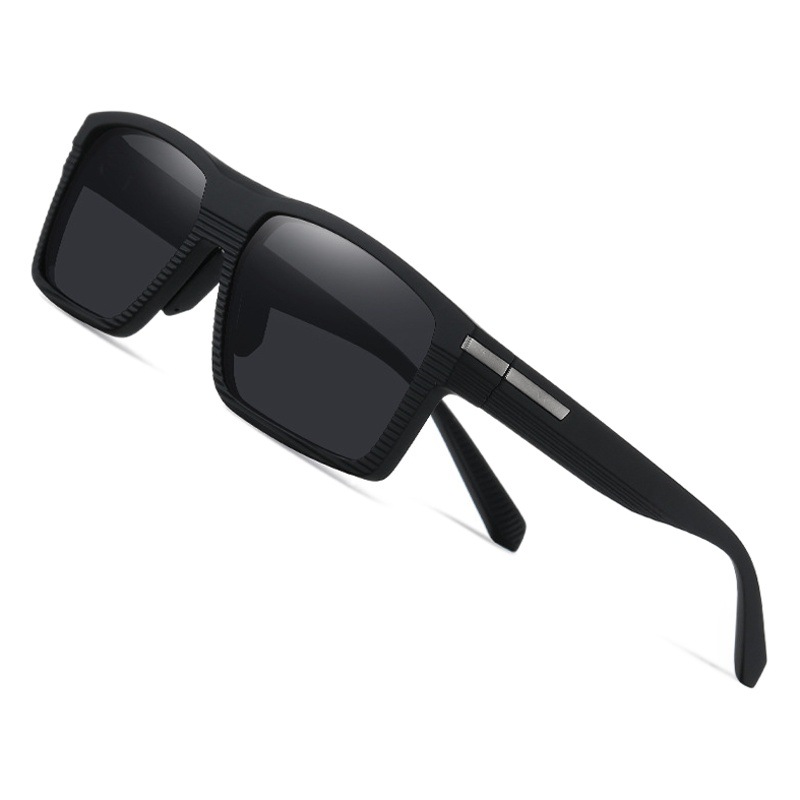 Fábrica nuevas gafas de sol de los hombres ocasionales coloridos gafas de sol TR7523 europeos y americanos cuadrados gafas de sol a prueba de uv