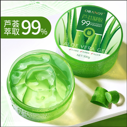 Orano aloe vera gel 300ml hydrating moisturizing cream skin care products men and women cosmetics drop shipping