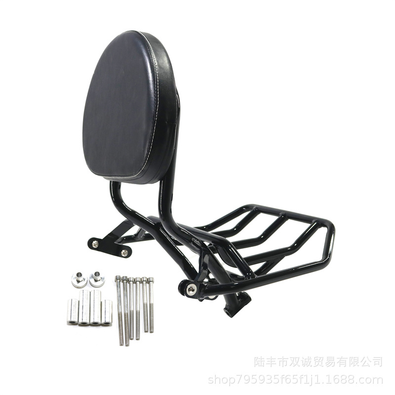 Suitable for BMW K1600B modified rear shelf rear backrest rear luggage rack rear passenger armrest backrest shelf backrest