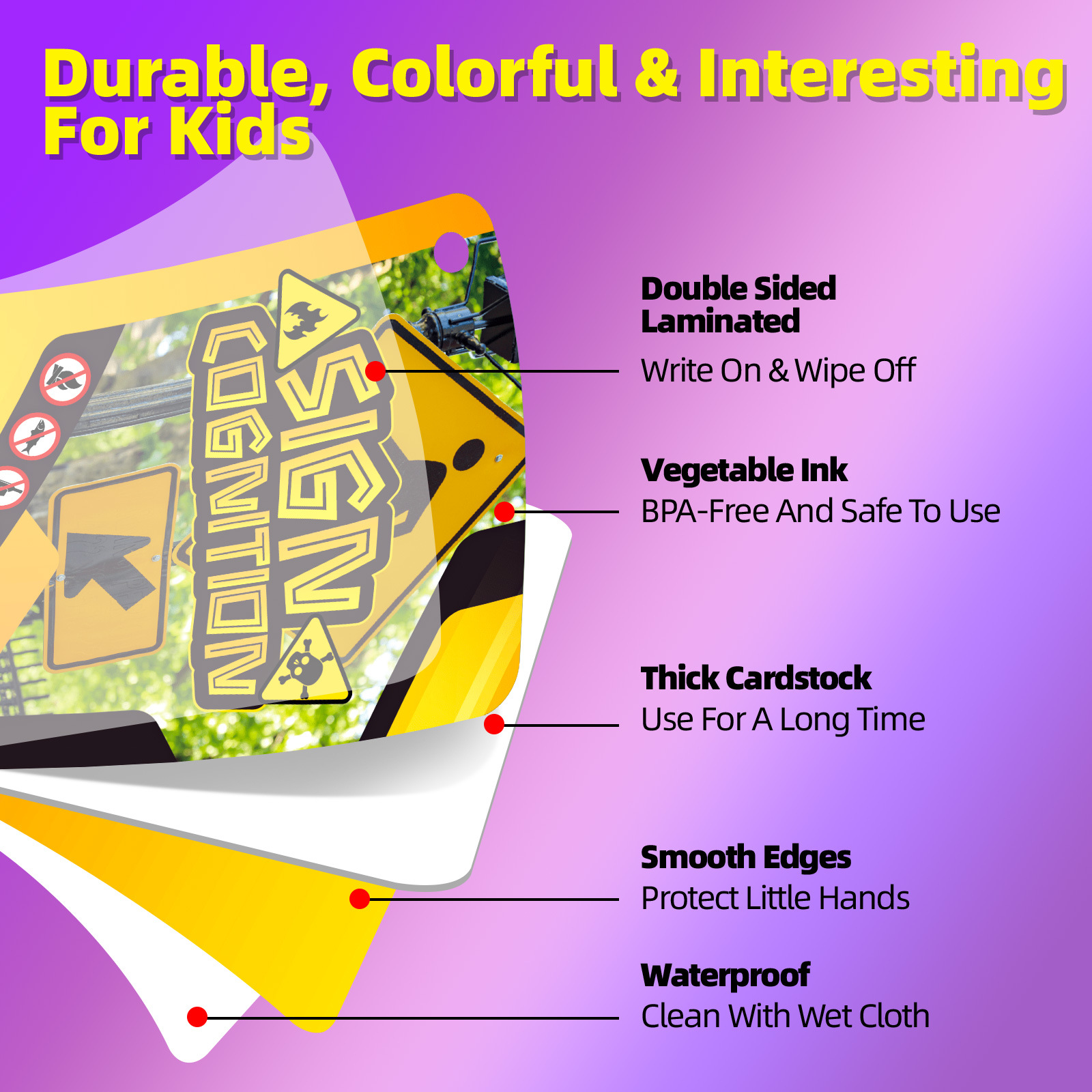 Realistic Cognitive Cards For Early Childhood Education Party Games_voghion.com