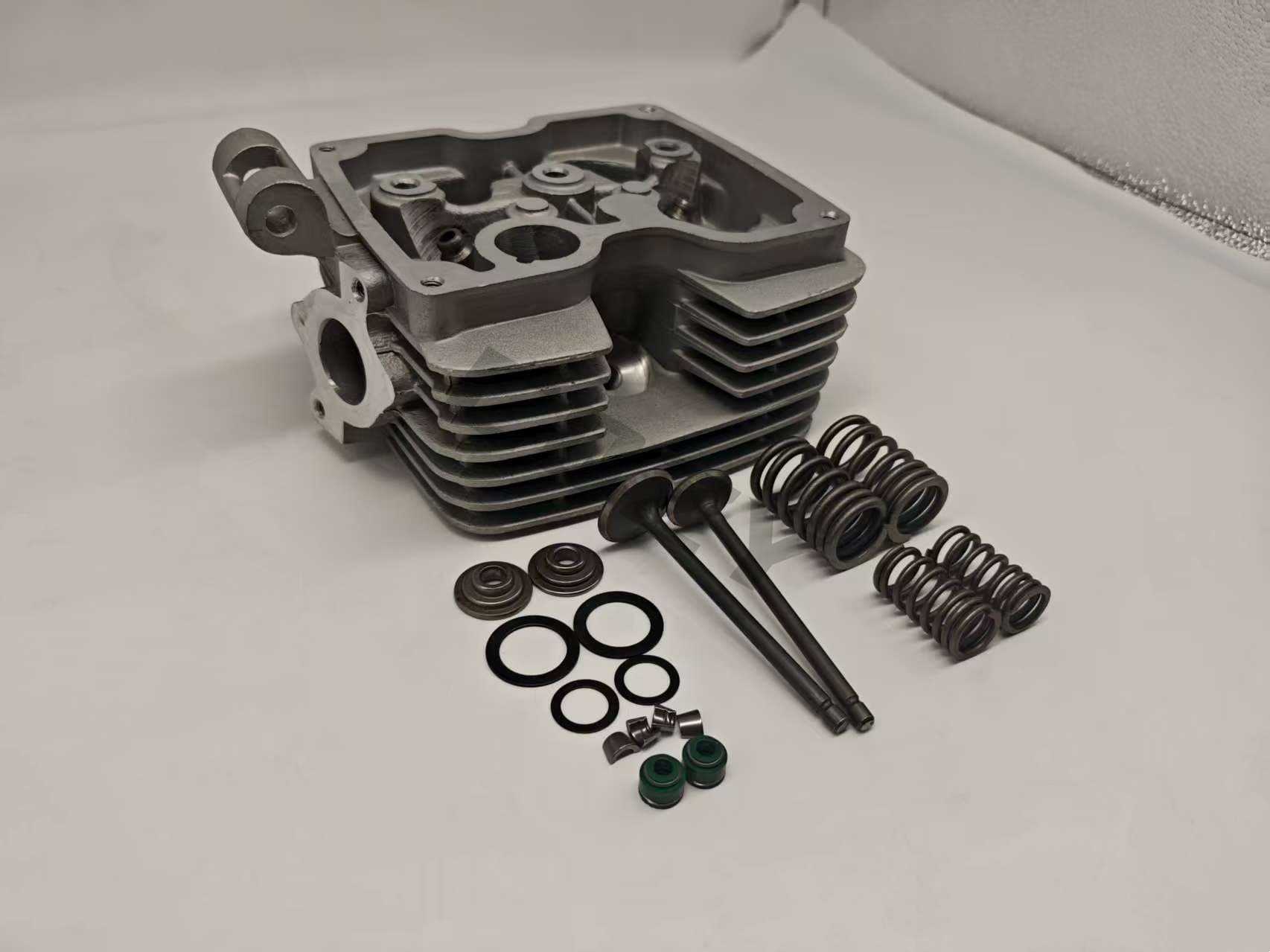 Motorcycle Parts Cylinder Head Assembly Cg125 Square Cylinder Head Square Cylinder Head Assembly Painted Cylinder Head