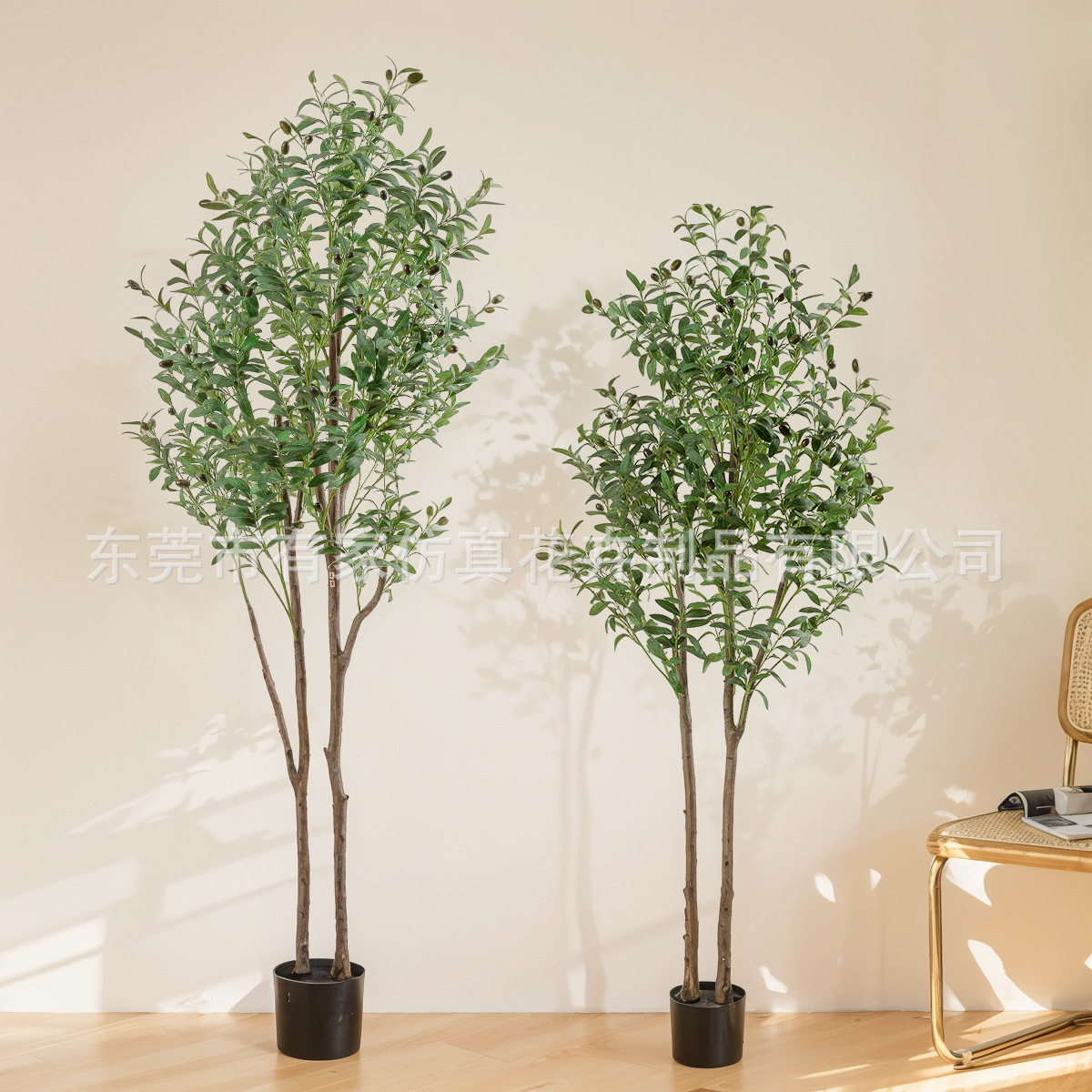 Simulación de plantas verdes, olivos desmontables transfronterizos, muebles para el hogar nórdicos, adornos falsos en macetas, decoración de ventanas de celebridades de Internet, árboles artificiales