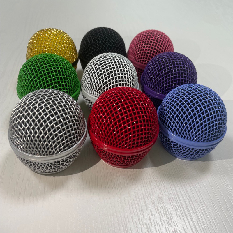 Manufacturer Direct Sale Suitable for Shure SM58 Microphone Mesh Head Mic Accessory Microphone Head