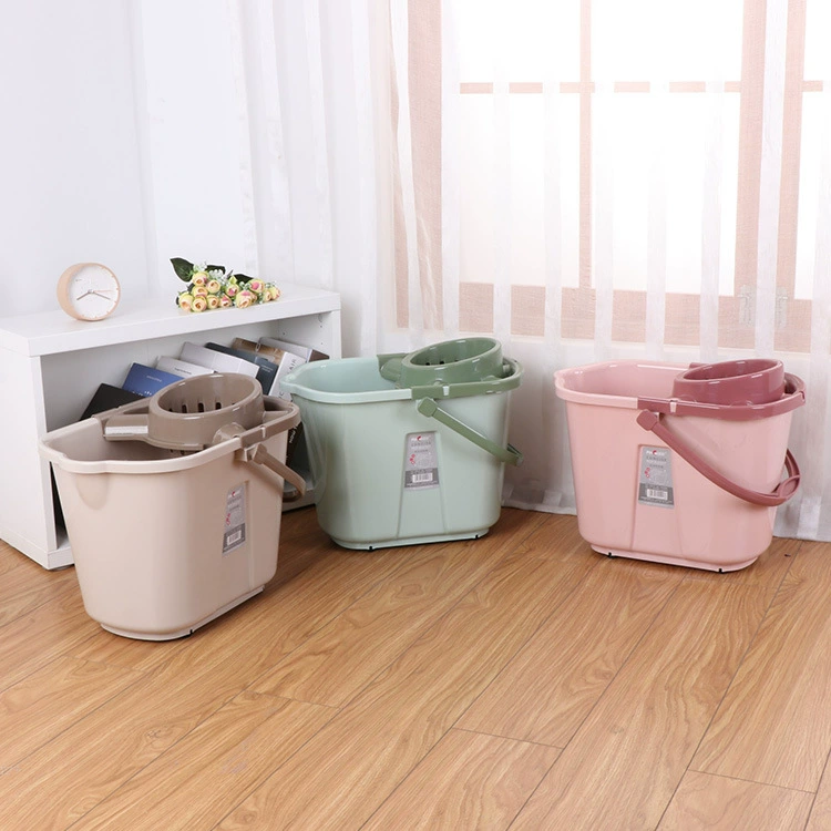 Pincai ведро для швабры пластиковое с ручкой колеса ведро для уборки бытовой Дегидратор Швабра со сливным ведром для швабры 5113