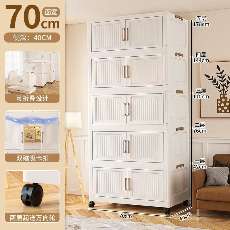 Storage box, capacious children's storage system, increased thickness