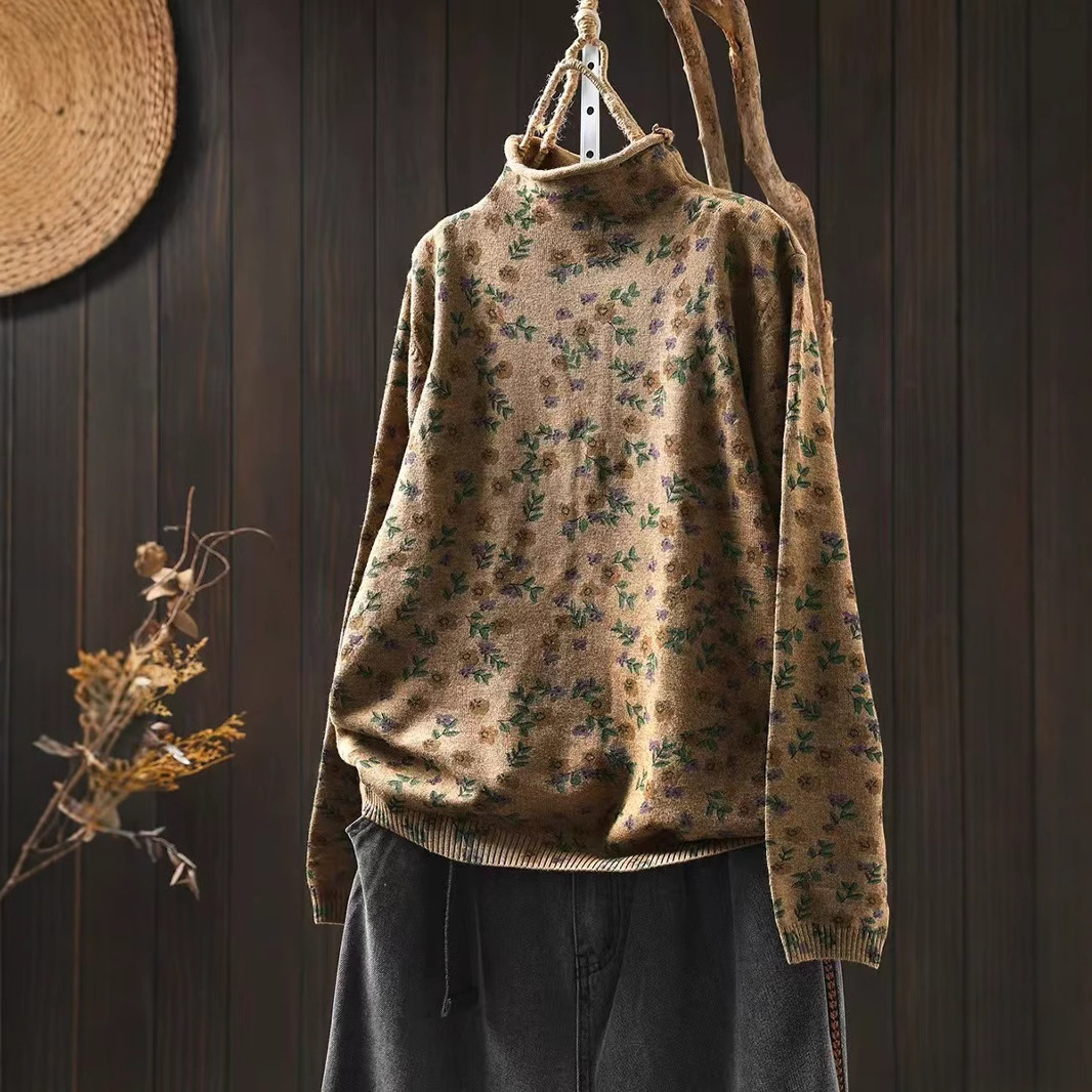 Winter colored keep warm base sweater