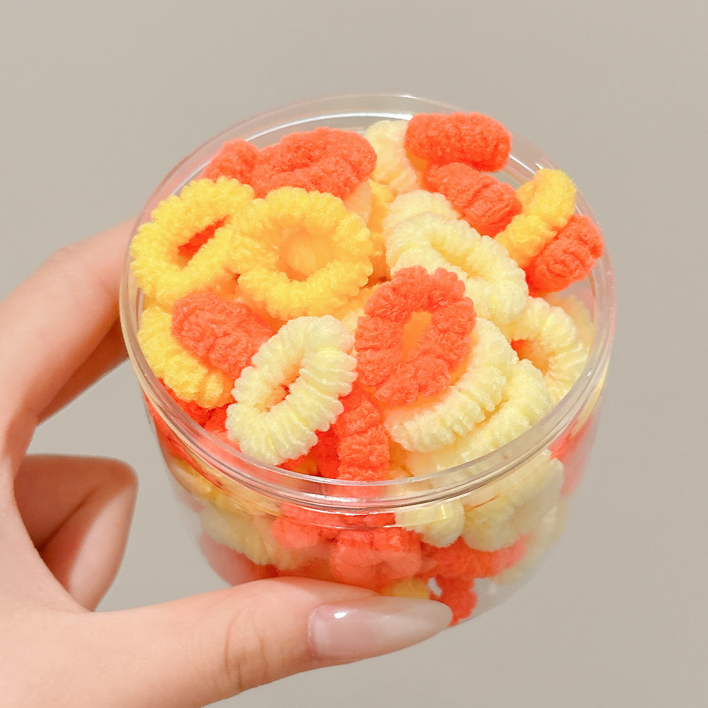 Anillo para el cabello de los niños, banda de goma de alta elasticidad, cabello trenzado, no daña el cabello, cuerda para atar al bebé, red neta 2025 nueva funda de cuero de cuerda para el cabello