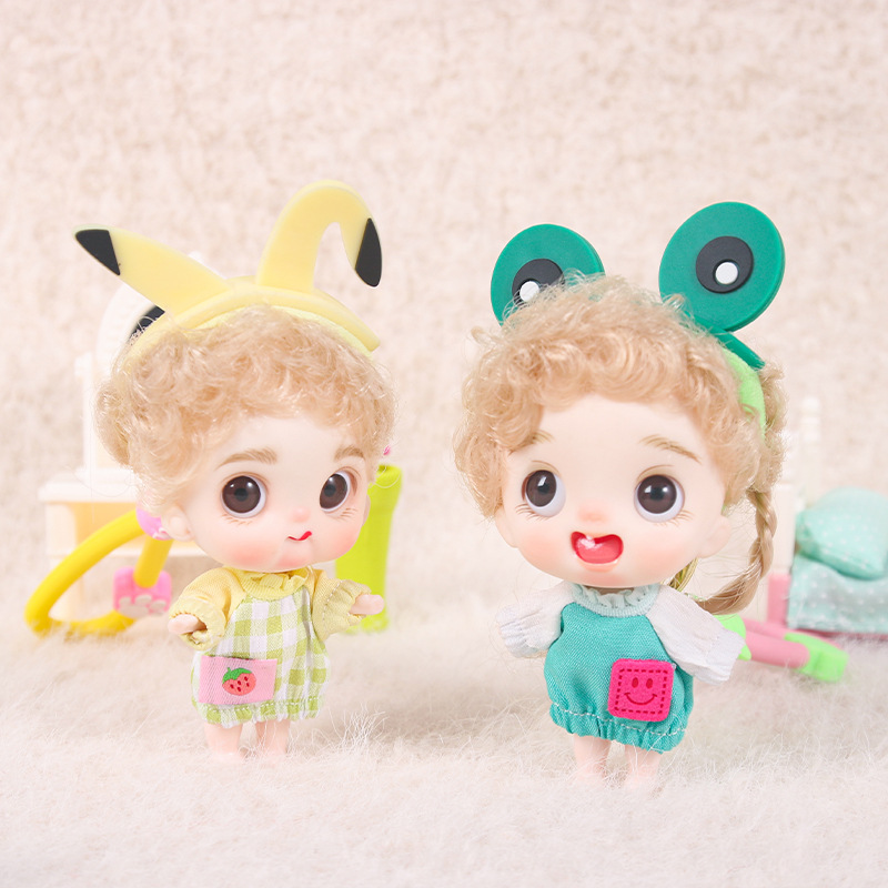 야드 바비 인형 10CM 키 체인 가방 펜던트 소녀의 생일 선물 인형 유행 놀이 인형 배치