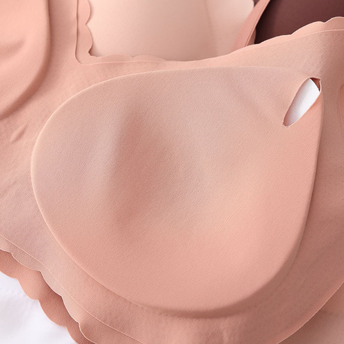 Summer Invisible Straps Bralette, Beautiful Back Design, Simple and Fashionable Nubra, Solid Color Backless Bra with Thin Cup Pads, Small Shoulder Straps Bra