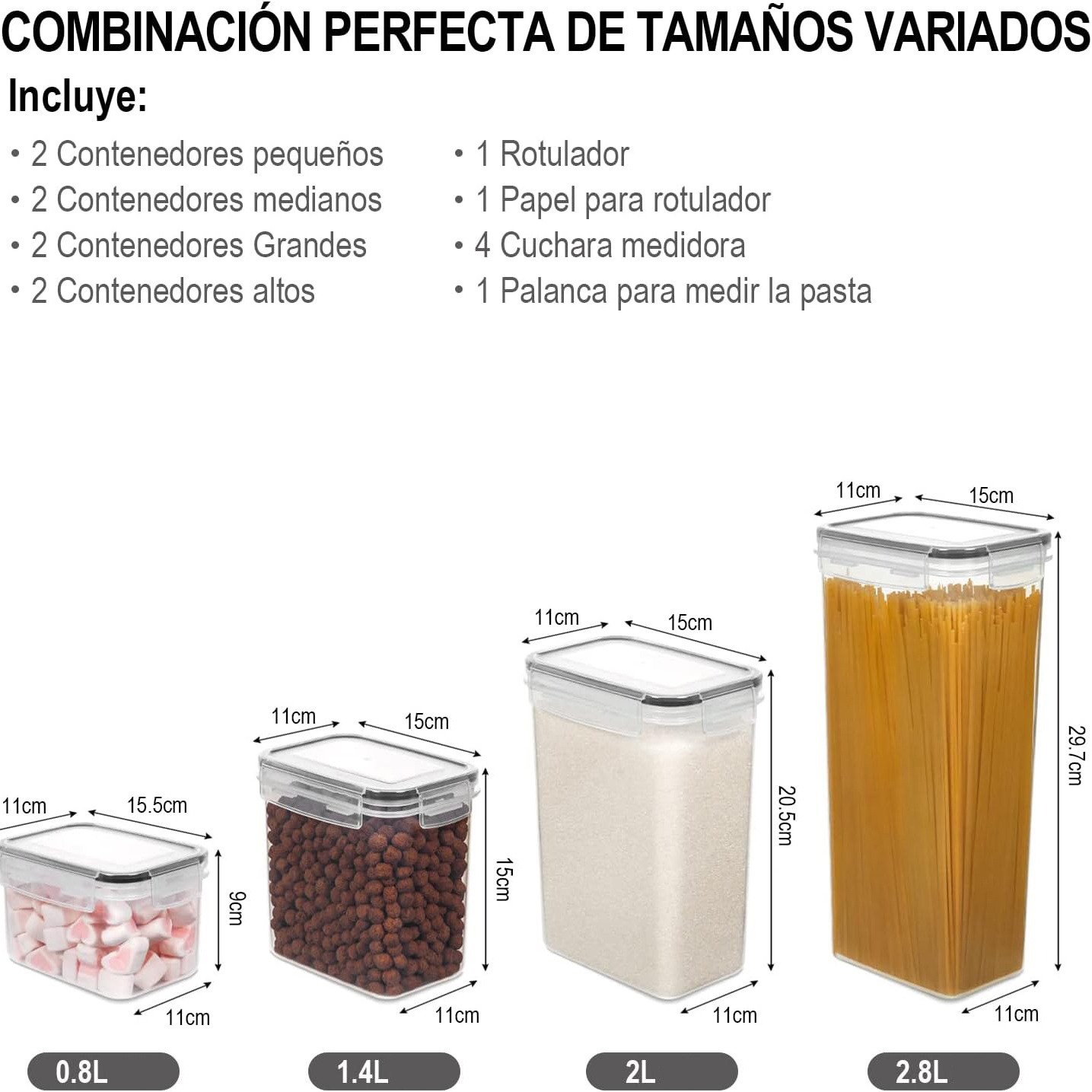 Amazon Transfronterizo E-commerce 8 piezas de plástico contenedor PP caja de preservación de microondas BPA libre de latas de sellado