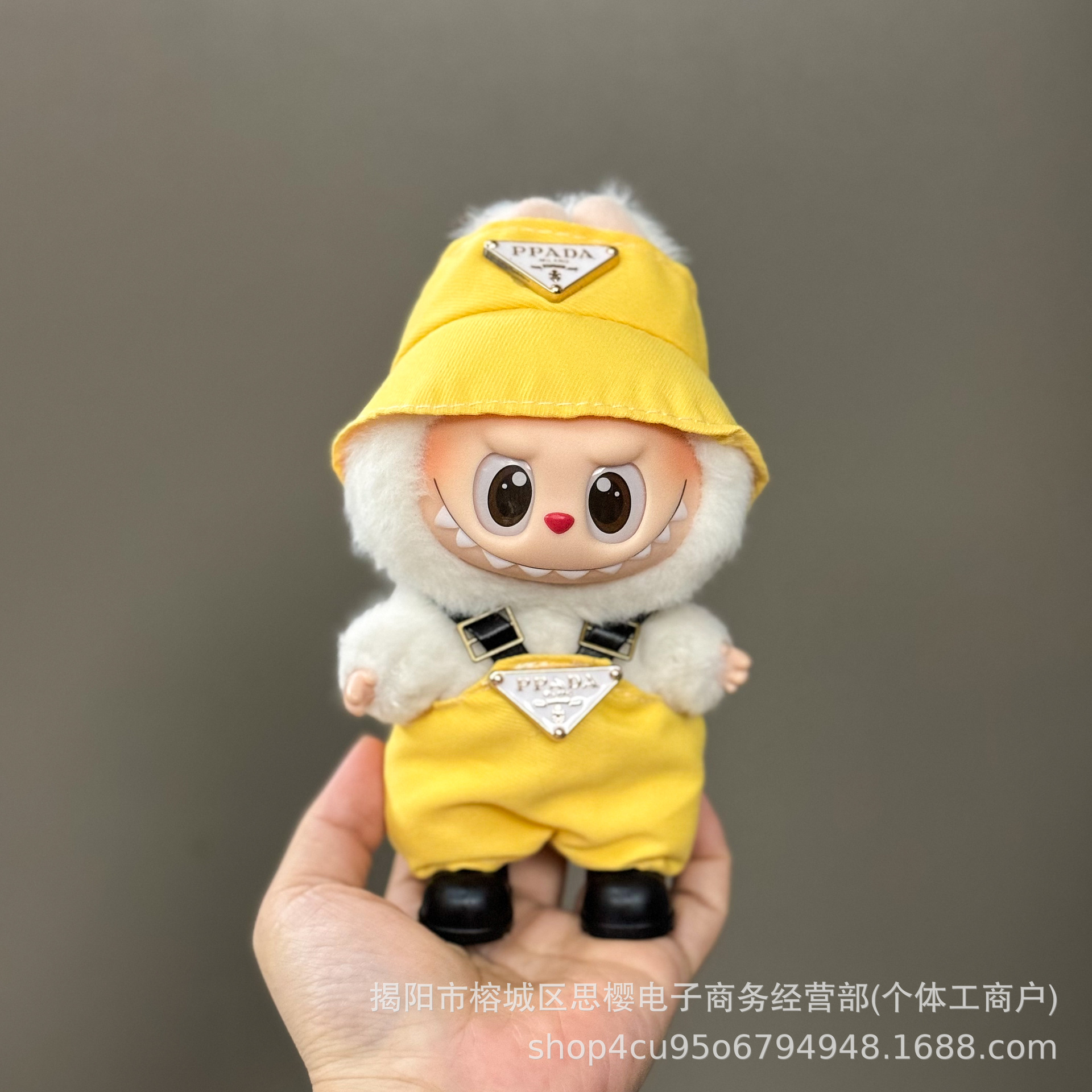 Ropa exclusiva para muñeco Labubu – prendas de peluche 17 cm, falda y traje para primera y segunda generación