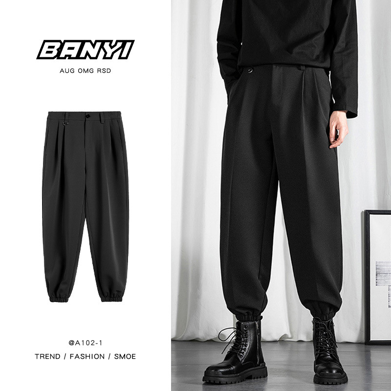 2021 spring and autumn summer pants men'...