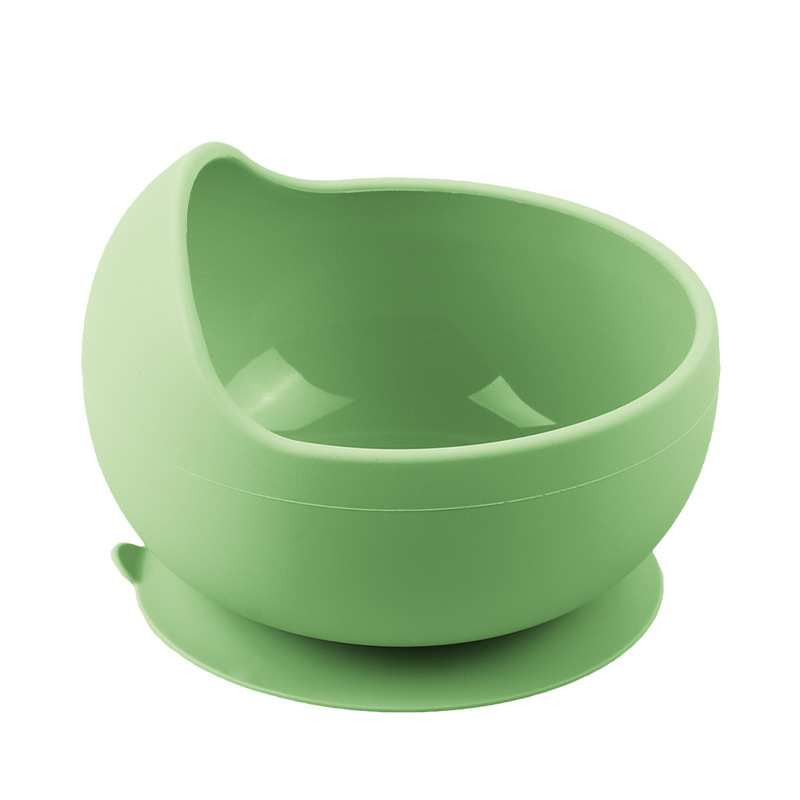 구형 실리콘 그릇 [라이트 그린]