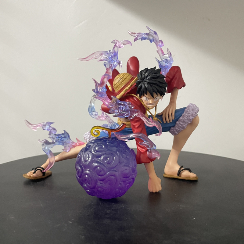 Anime One Piece Figure Wholesale Lx Second Gear Luffy with Fruit Nika Luffy Figure Model