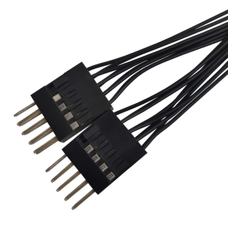 Десктопная материнская плата USB9 пинрсе вращение проводка 9 стежков, одноточечная удлинительная линия USB разъем 1 точка 2 кабель данных