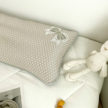 61K3冰豆豆蝴蝶结长枕套双人夏季枕头套1.5m成人加长款1.2米1.8枕