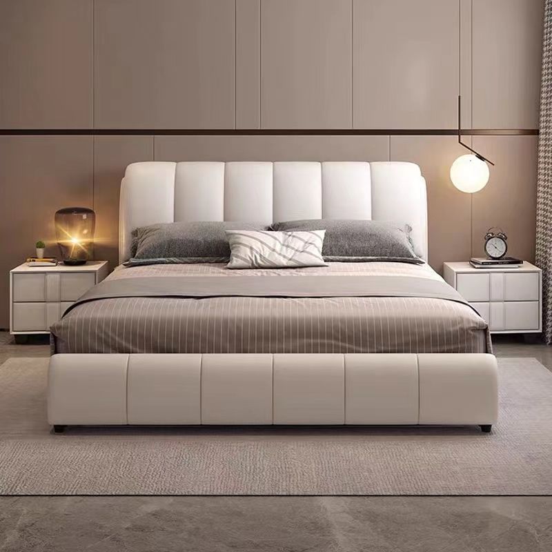 雙人床主臥新款輕奢現代簡約床布藝免洗科技1.5米雙人1.8米婚房床