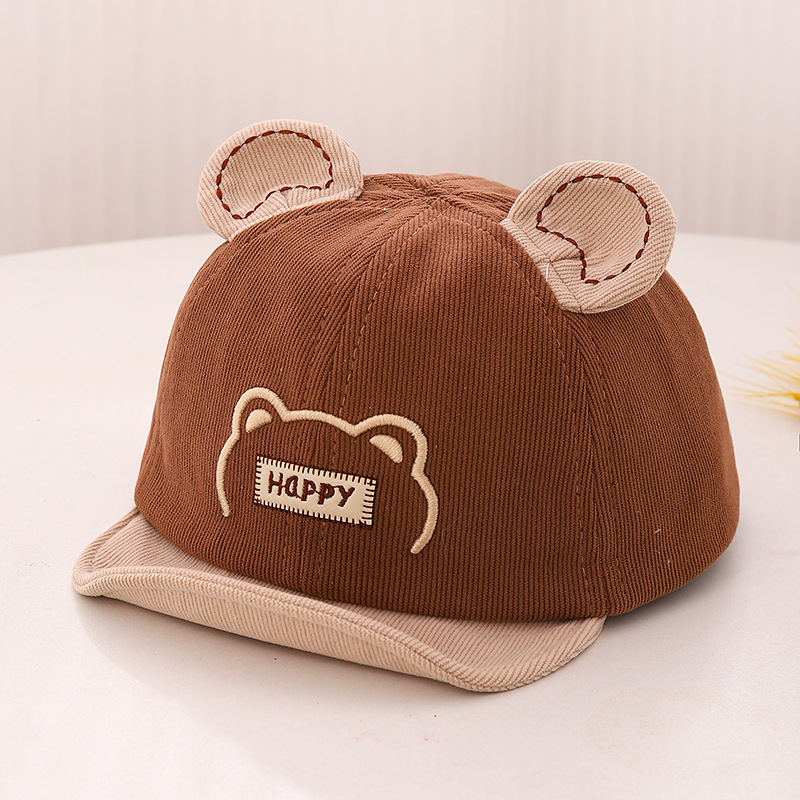 Sombreros para bebés otoño-invierno blando gorra de lengua lindo bebé para salir sombrero de sol primavera-outño sombrero de niño