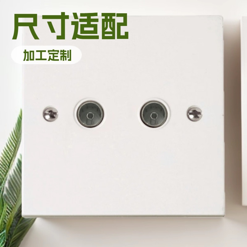 英标英国英规电视插座 2 GANG COAXIAL TV SOCKET NON ISOLATED