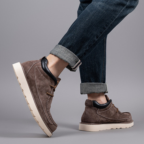 Extra-large size men's shoes 45 size 46 size spring and summer retro Martin boots men 47 size 48 size 49 size fashionable work boots men