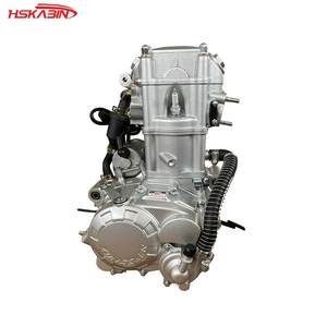 Off-road motorcycle Zongshen CB250-A water-cooled electric start reverse gear engine with water tank fan accessories