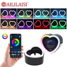 通用汽车摩托2.5寸爱心天使眼一体装饰罩加装前大灯LED光导日行灯