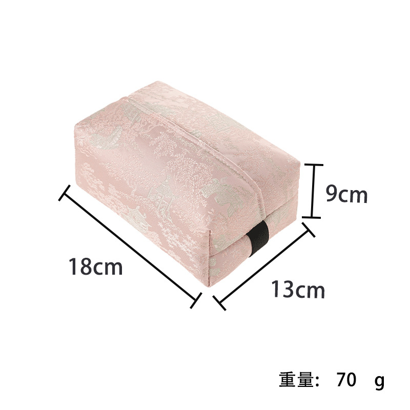 2026 New Chinese Style Sakura Pink Satin Bow Car Neck Pillow with Ribbon for Girls Car Lumbar Support Pillow