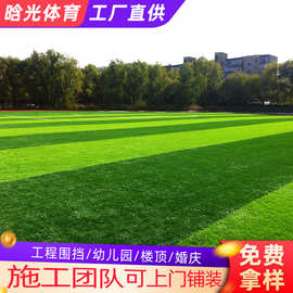 仿真草坪地毯 幼儿园足球场人造草坪户外围挡装饰绿植人工假草皮