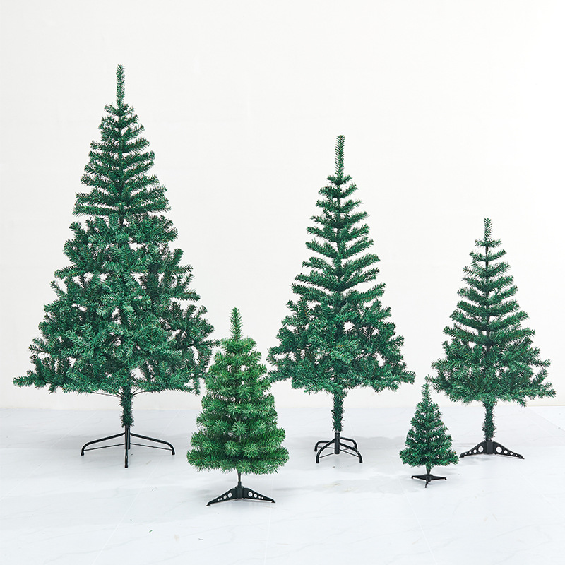 Árbol de Navidad transfronterizo mini hogar pequeño 1.5/1.8 m encriptado árbol de simulación de pvc grandes suministros de decoración de Navidad